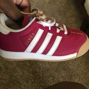 Size 11 adidas kid shoe worn once